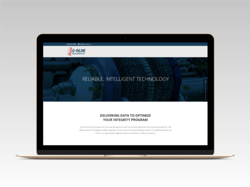 Q-Inline Website Landing Page