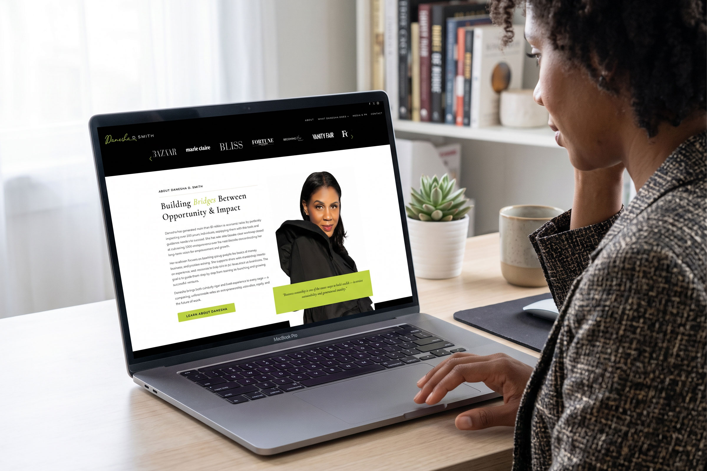 Shine2Inspire website design mockup on laptop, tablet, and phone.